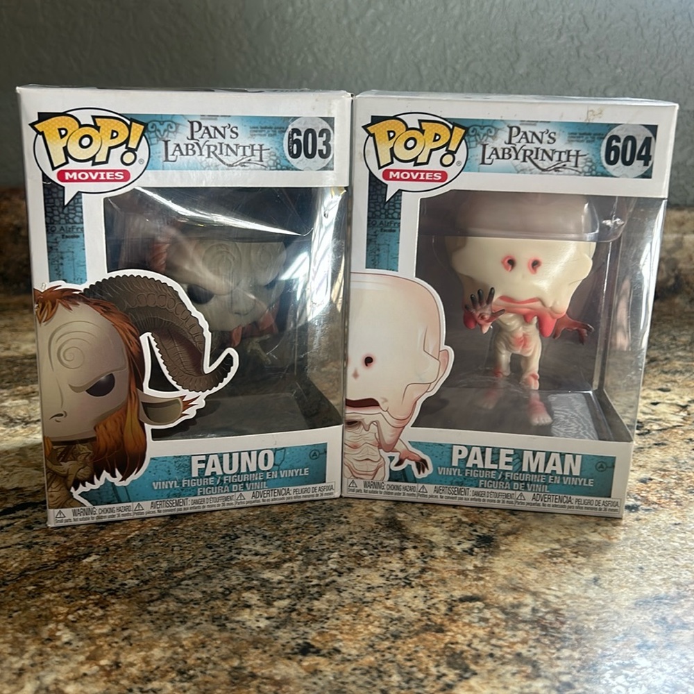 Funko Pop Television Fauno 603 and Pale Man 604
